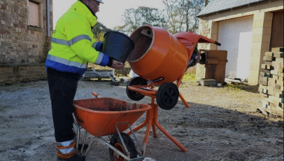 Concrete mixer replacement pulley